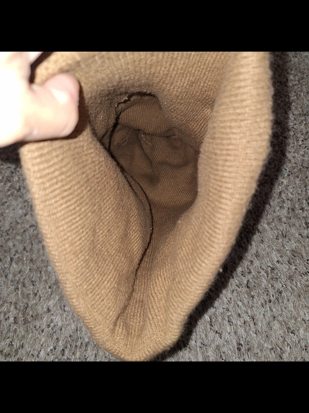 Carhartt Brown Knit Insulated Balaclava Face Mask Beanie One Size